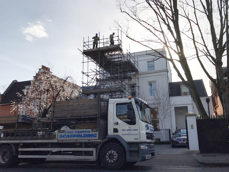 We provide scaffolding in London and Surrey. We offer competitive rates scaffolding hire & scaffold rental. We are highly trained scaffolders in London
